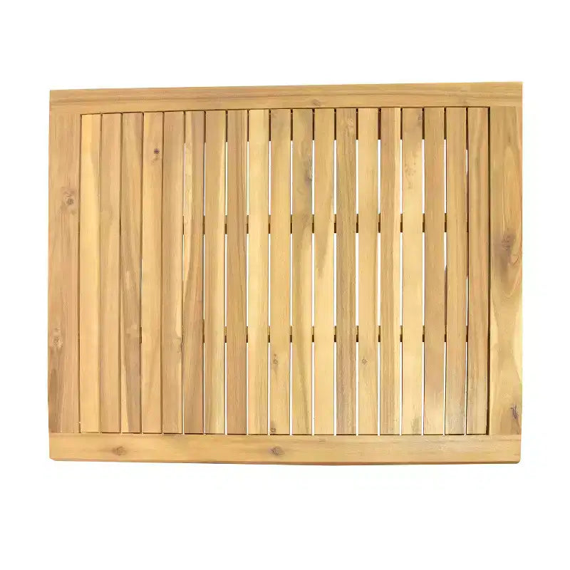 Tavolo da pranzo da esterno Sunnydaze Rodanthe in legno di acacia con finitura a olio naturale - 33,75 L