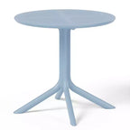 Tavolo da pranzo rotondo da esterno in plastica per 4 persone WestinTrends Playa 31.5