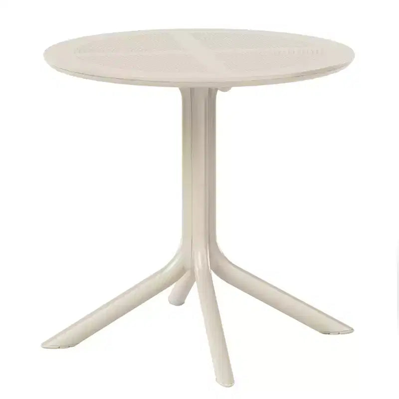Tavolo da pranzo rotondo da esterno in plastica per 4 persone WestinTrends Playa 31.5
