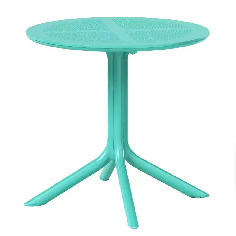 Tavolo da pranzo rotondo da esterno in plastica per 4 persone WestinTrends Playa 31.5