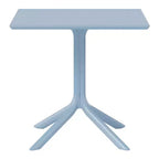 WestinTrends Playa, tavolo da pranzo da esterno quadrato in resina plastica da 31,5" per 4 persone