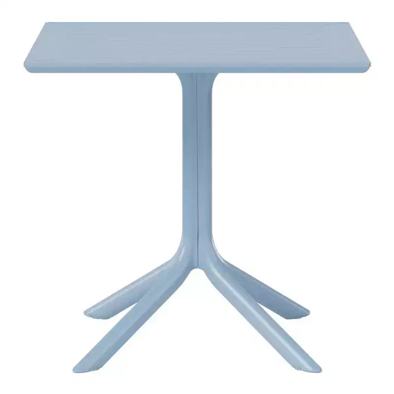 WestinTrends Playa, tavolo da pranzo da esterno quadrato in resina plastica da 31,5" per 4 persone