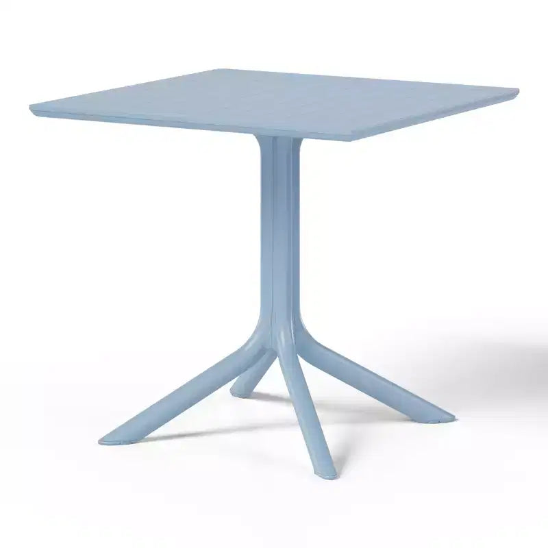 WestinTrends Playa, tavolo da pranzo da esterno quadrato in resina plastica da 31,5" per 4 persone