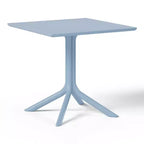 WestinTrends Playa, tavolo da pranzo da esterno quadrato in resina plastica da 31,5" per 4 persone
