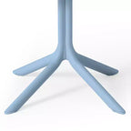 WestinTrends Playa, tavolo da pranzo da esterno quadrato in resina plastica da 31,5" per 4 persone