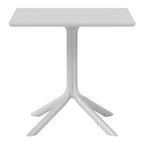 WestinTrends Playa, tavolo da pranzo da esterno quadrato in resina plastica da 31,5" per 4 persone