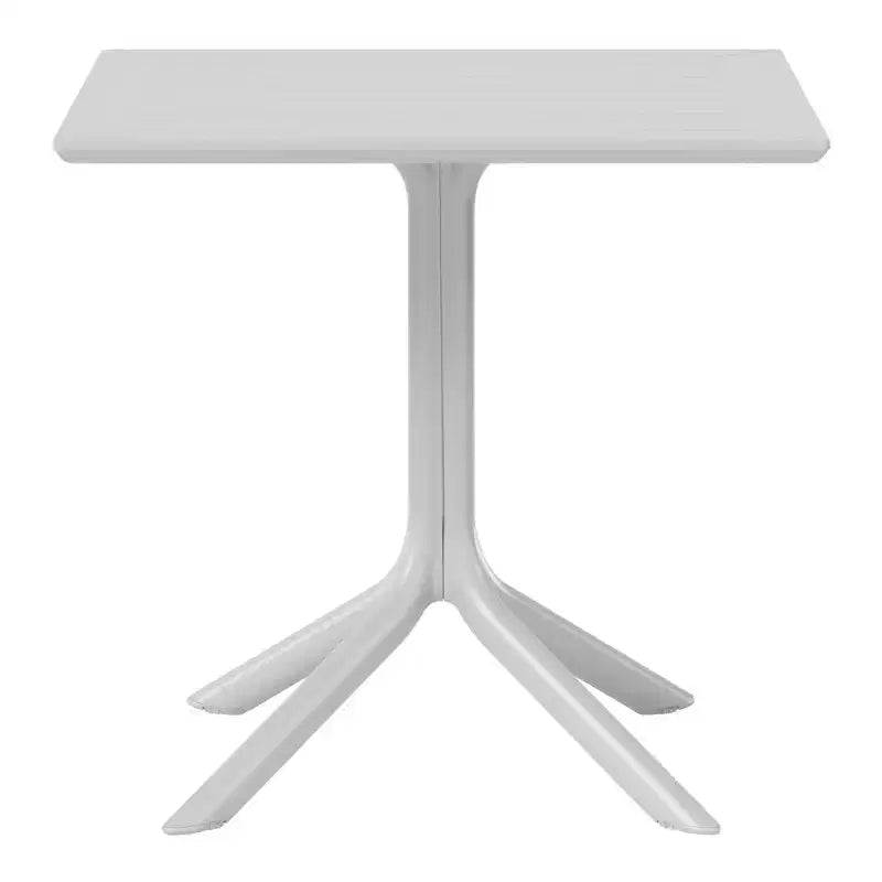 WestinTrends Playa, tavolo da pranzo da esterno quadrato in resina plastica da 31,5" per 4 persone