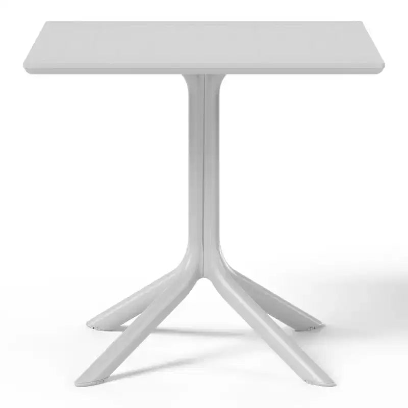 WestinTrends Playa, tavolo da pranzo da esterno quadrato in resina plastica da 31,5" per 4 persone