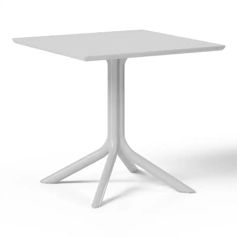 WestinTrends Playa, tavolo da pranzo da esterno quadrato in resina plastica da 31,5" per 4 persone