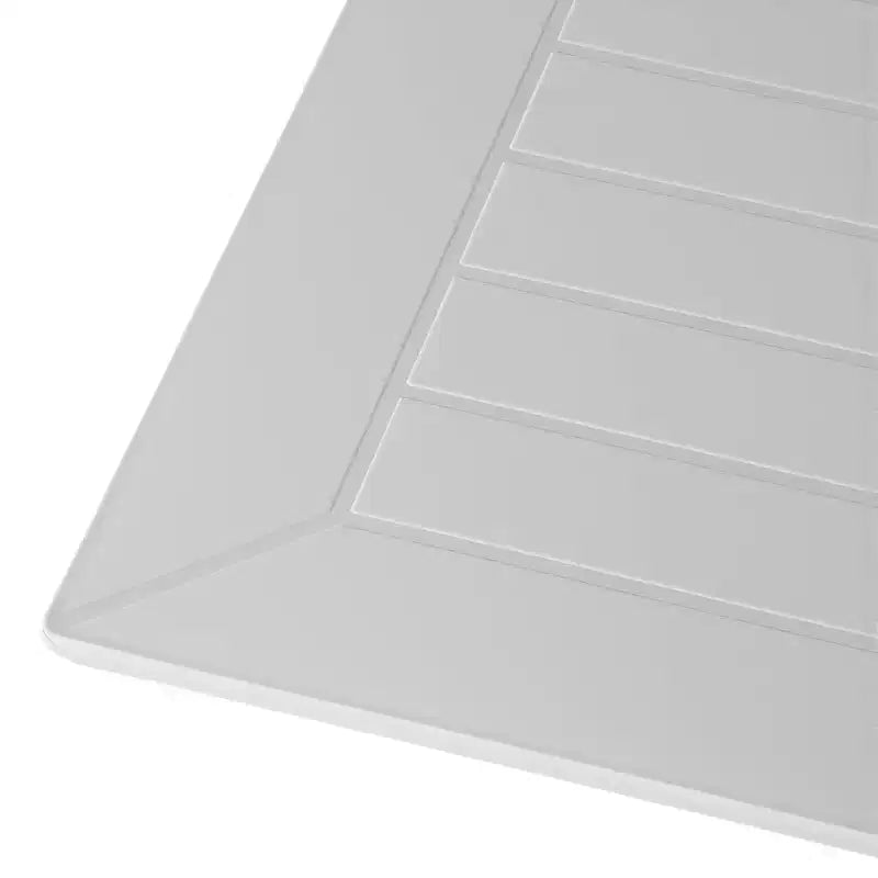 WestinTrends Playa, tavolo da pranzo da esterno quadrato in resina plastica da 31,5" per 4 persone