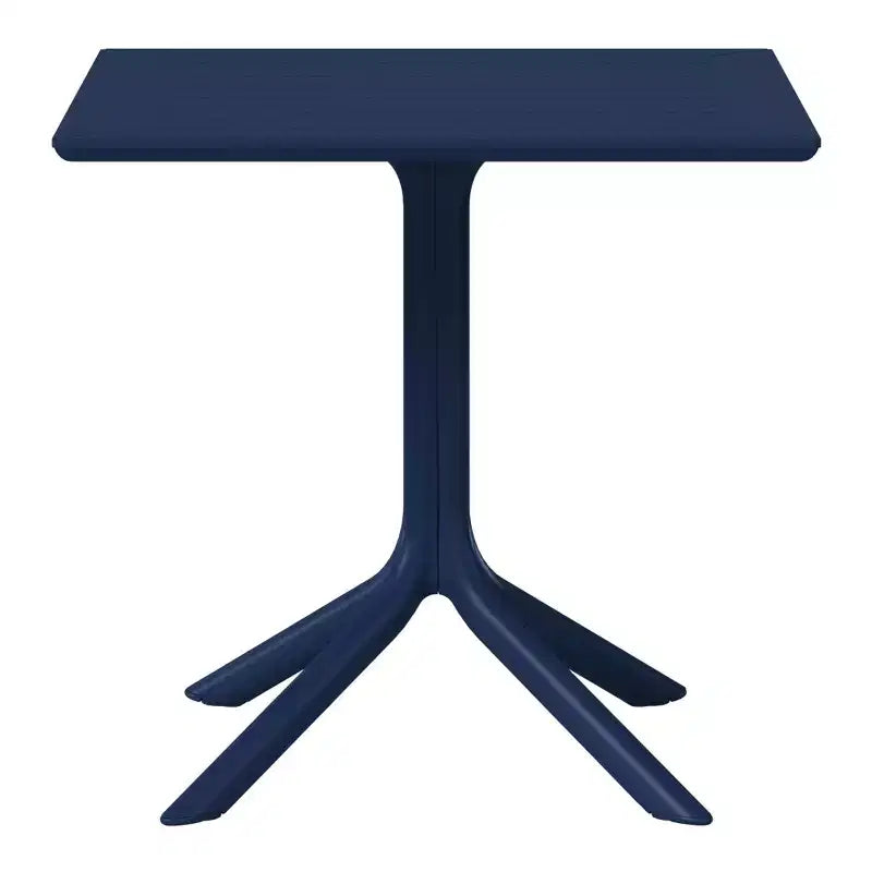 WestinTrends Playa, tavolo da pranzo da esterno quadrato in resina plastica da 31,5" per 4 persone