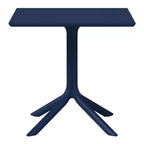 WestinTrends Playa, tavolo da pranzo da esterno quadrato in resina plastica da 31,5" per 4 persone
