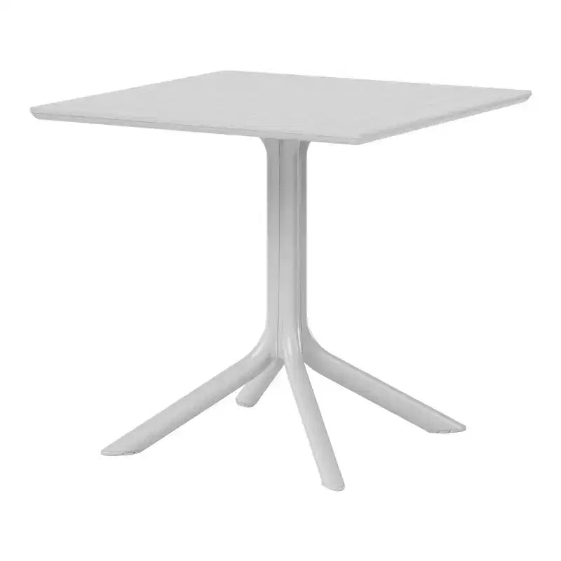 WestinTrends Playa, tavolo da pranzo da esterno quadrato in resina plastica da 31,5" per 4 persone