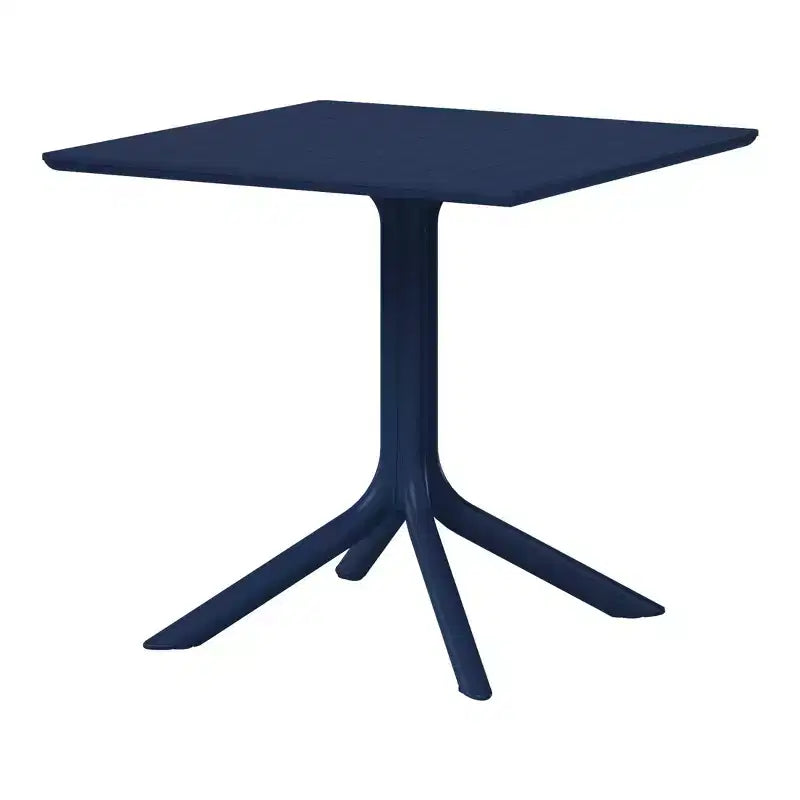 WestinTrends Playa, tavolo da pranzo da esterno quadrato in resina plastica da 31,5" per 4 persone