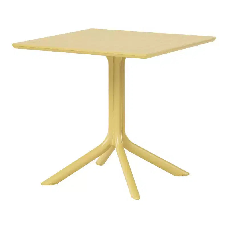 WestinTrends Playa, tavolo da pranzo da esterno quadrato in resina plastica da 31,5" per 4 persone