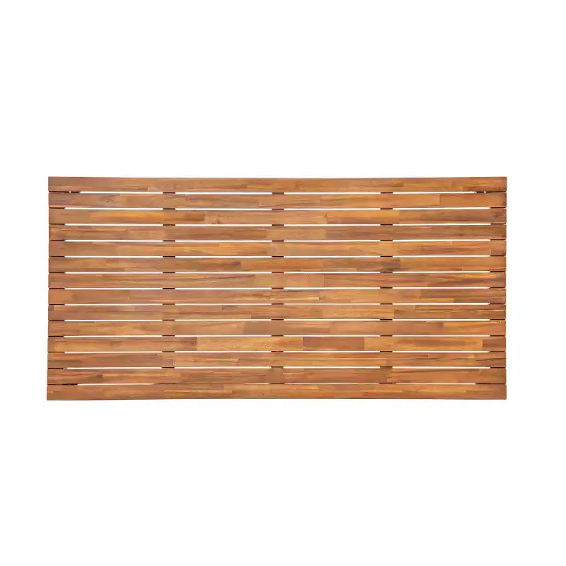 Christopher Knight Home Veronica Tavolo da pranzo rustico da esterno in legno di acacia con design a doghe