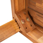 Christopher Knight Home Veronica Tavolo da pranzo rustico da esterno in legno di acacia con design a doghe