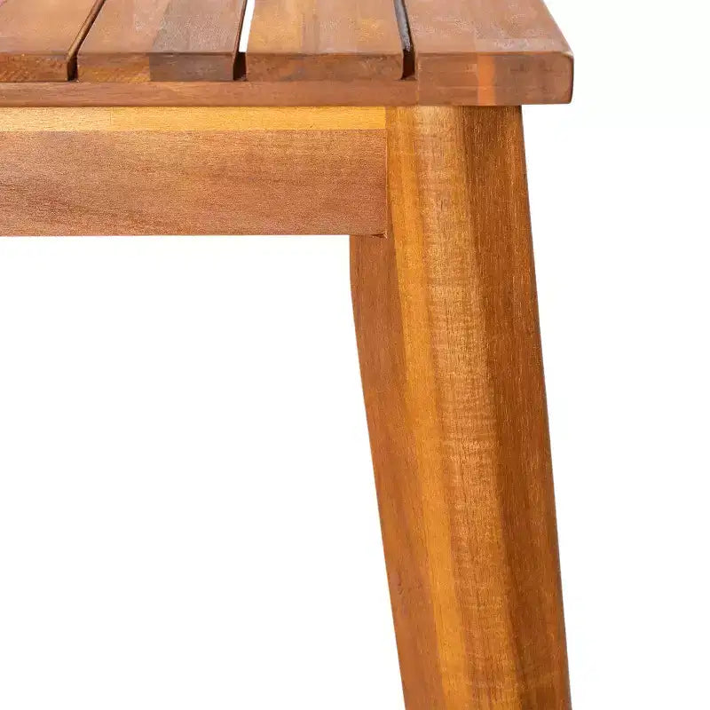 Christopher Knight Home Veronica Tavolo da pranzo rustico da esterno in legno di acacia con design a doghe