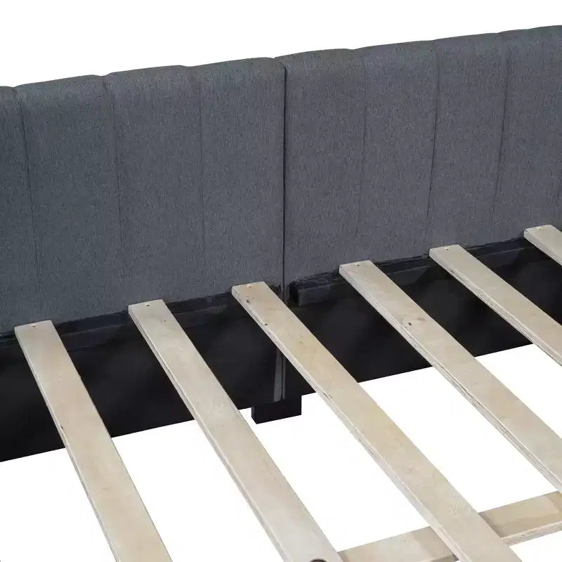 Divano letto imbottito Merax Chic a una piazza e mezza con 2 cassetti portaoggetti