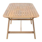 Christopher Knight Home Monture Tavolo da Pranzo Estensibile per Esterni in Legno di Acacia con Piano a Doghe