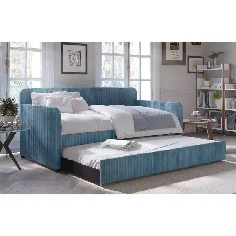 Divano letto imbottito Melissa Twin Home Design con letto estraibile