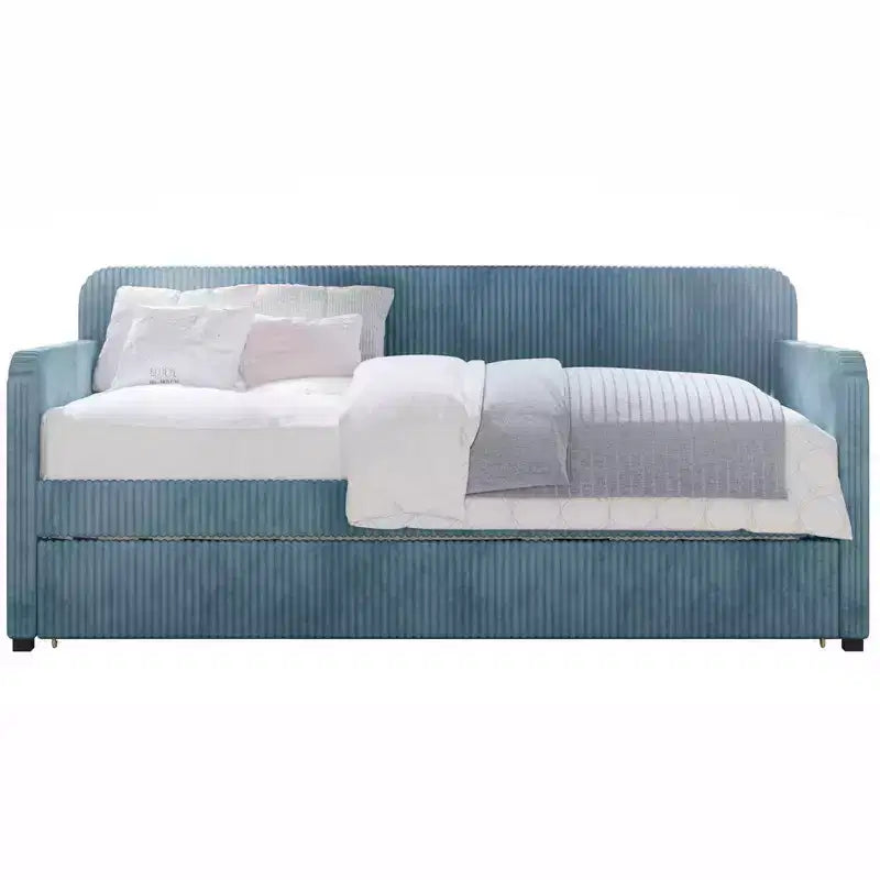 Divano letto imbottito Melissa Twin Home Design con letto estraibile