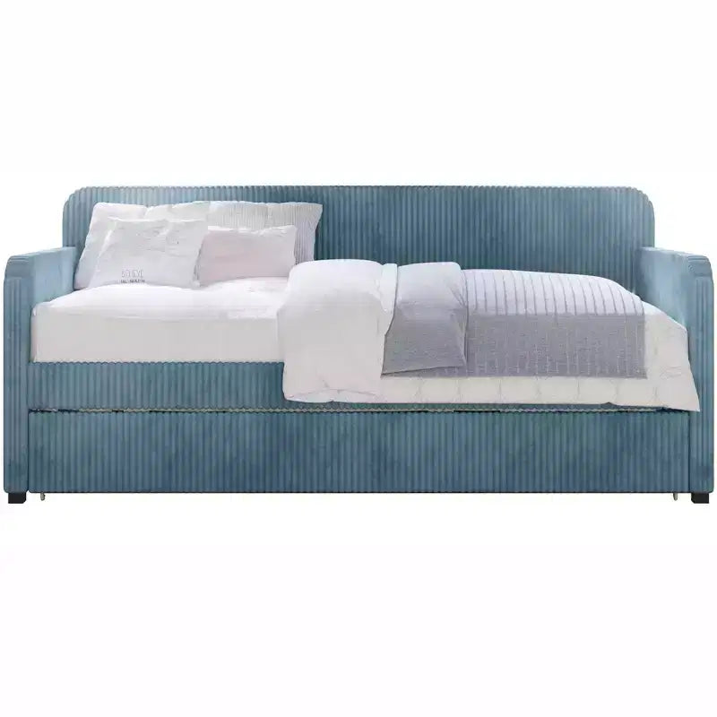 Divano letto imbottito Melissa Twin Home Design con letto estraibile