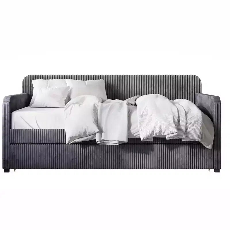 Divano letto imbottito Melissa Twin Home Design con letto estraibile