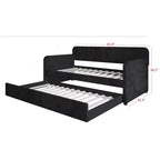 Divano letto imbottito Melissa Twin Home Design con letto estraibile