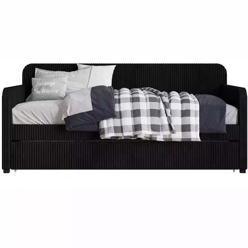 Divano letto imbottito Melissa Twin Home Design con letto estraibile
