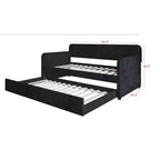 Divano letto imbottito Melissa Twin Home Design con letto estraibile