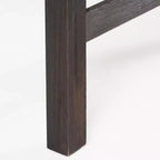 Christopher Knight Home Borocay 70.5 Tavolo da pranzo da esterno in legno di acacia con piano a doghe e base a H