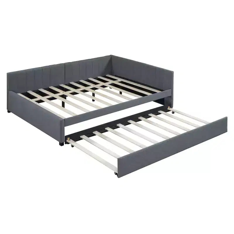 Whisen Daybed Imbottito Matrimoniale con Letto Estraibile e Struttura Divano Letto