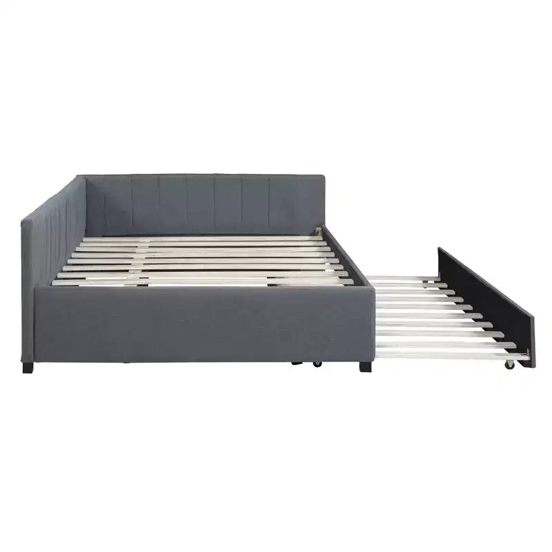 Whisen Daybed Imbottito Matrimoniale con Letto Estraibile e Struttura Divano Letto