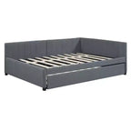 Whisen Daybed Imbottito Matrimoniale con Letto Estraibile e Struttura Divano Letto
