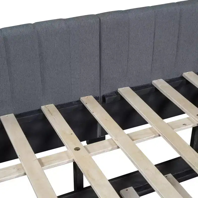 Whisen Daybed Imbottito Matrimoniale con Letto Estraibile e Struttura Divano Letto