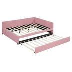 Whisen Daybed Imbottito Matrimoniale con Letto Estraibile e Struttura Divano Letto