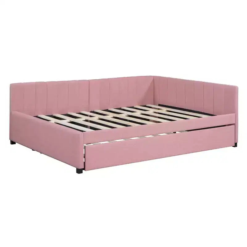 Whisen Daybed Imbottito Matrimoniale con Letto Estraibile e Struttura Divano Letto