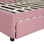 Whisen Daybed Imbottito Matrimoniale con Letto Estraibile e Struttura Divano Letto