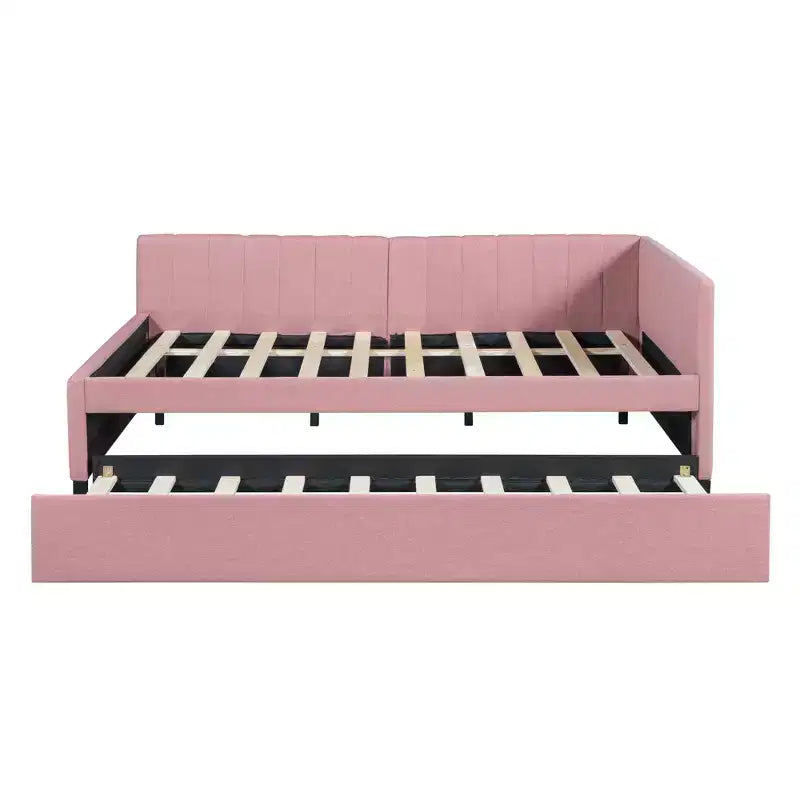 Whisen Daybed Imbottito Matrimoniale con Letto Estraibile e Struttura Divano Letto