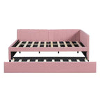 Whisen Daybed Imbottito Matrimoniale con Letto Estraibile e Struttura Divano Letto