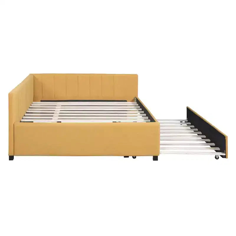 Whisen Daybed Imbottito Matrimoniale con Letto Estraibile e Struttura Divano Letto