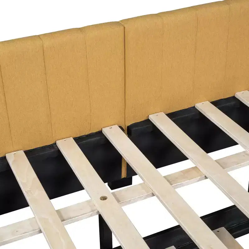 Whisen Daybed Imbottito Matrimoniale con Letto Estraibile e Struttura Divano Letto