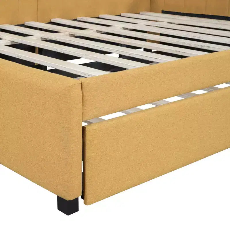 Whisen Daybed Imbottito Matrimoniale con Letto Estraibile e Struttura Divano Letto