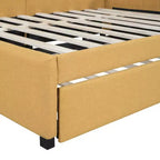 Whisen Daybed Imbottito Matrimoniale con Letto Estraibile e Struttura Divano Letto
