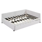 Whisen Daybed Imbottito Matrimoniale con Letto Estraibile e Struttura Divano Letto