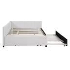 Whisen Daybed Imbottito Matrimoniale con Letto Estraibile e Struttura Divano Letto