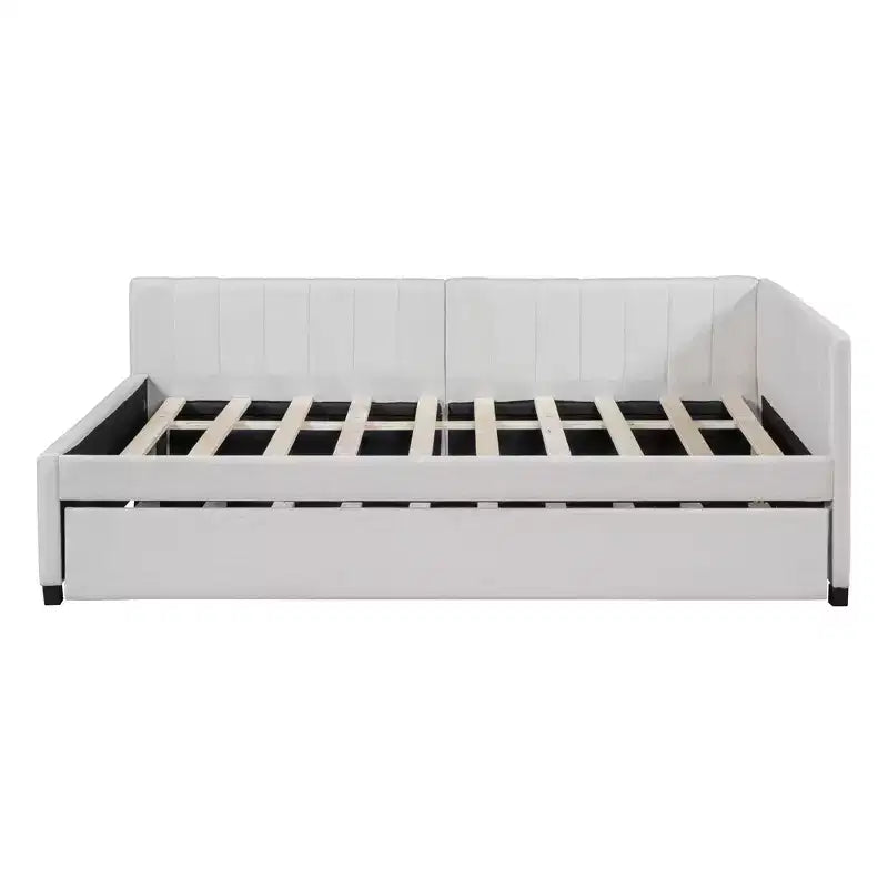 Whisen Daybed Imbottito Matrimoniale con Letto Estraibile e Struttura Divano Letto