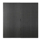 GDFStudio Fiona 64 Tavolo da Pranzo Quadrato per Esterni in Rattan Intrecciato con Struttura in Ferro