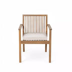 Christopher Knight Home Anivia - Set da pranzo rustico da 7 pezzi per patio, in legno di acacia, con cuscini